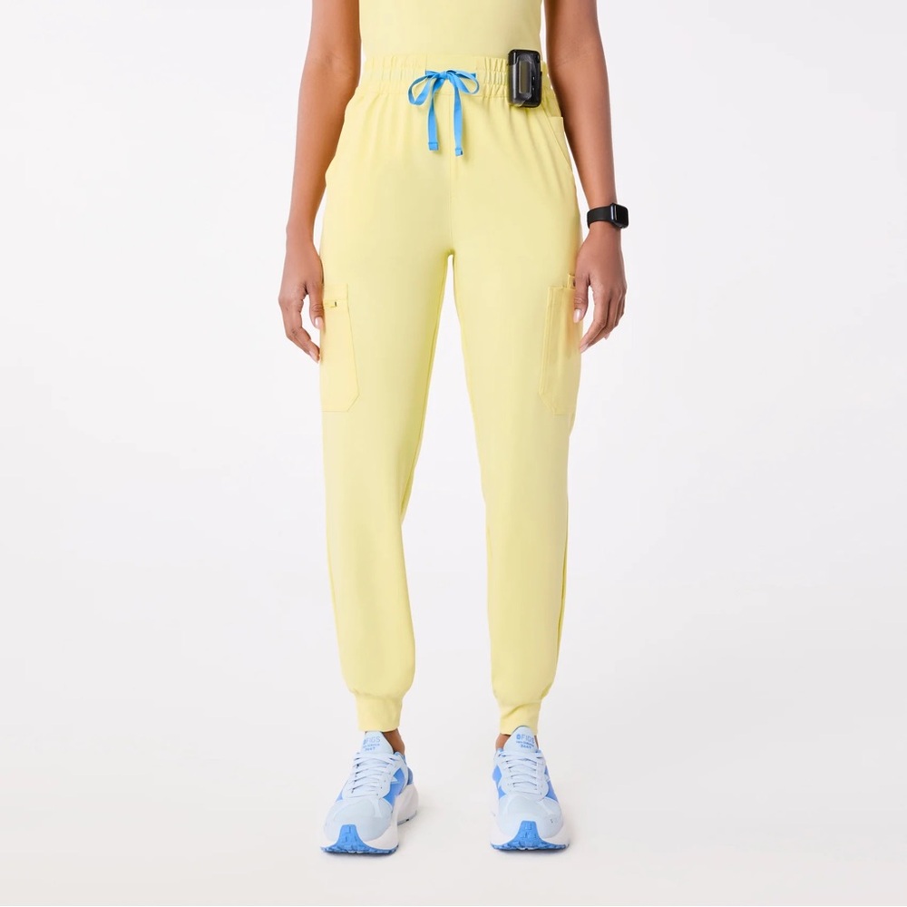 FIGS Women's Jogger Scrub Pant in color Sunlight